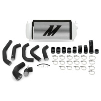 Ford F-150 3.5L EcoBoost Intercooler Kit 2015-2016 Silver Med Wrinkle Svarta Rör Mishimoto